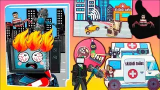 DIY GAME BOOK Skibidi toilet 70 (part 3) @DaFuqBoom