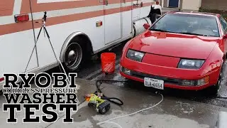 300ZX wash w/ the Ryobi cordless pressure washer #z32 #ryobi