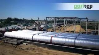 Строительство завода PORITEP