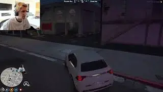 xQc 200 IQ getaway from PD