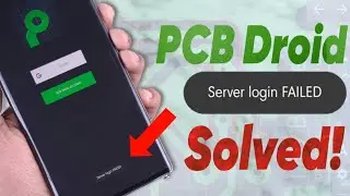 PCB Droid "Server LOGIN FAILED" Issue solved "2024"
