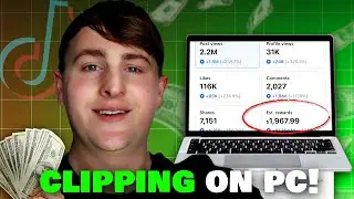 How To Clip Videos on Your PC & Get Paid! (TikTok Clipping)