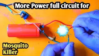 How to Make Mosquito Killer circuit || Machar mar raecket Ka circuit banane ka treeka||