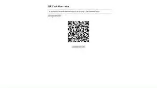 QR Code Generator Using Node.js & React | Full-Stack Project