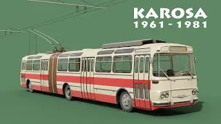HISTORY OF BUS KAROSA 1961 - 1981 | KAROSA 3D