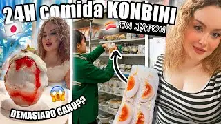 24H COMIENDO solo de TIENDAS de CONVENIENCIA en JAPÓN 🇯🇵 VLOG Mi vida en TOKIO 🍣