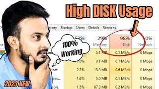 [2023 FIX] 100% Disk Usage Problem in Windows 10/11 | High Disk Usage