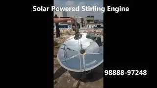 STIRLING ENGINE SOLAR PARABOLIC DISH IN INDIA