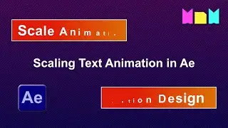 Scaling Text Animation in After Effects | After Effects Tutorial