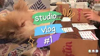 Studio Vlog 1 | Etsy Shop Cyber Sale Week & Free Bullet Journal Printables