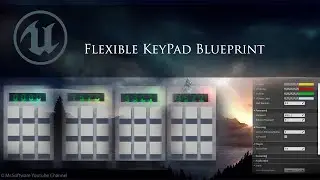 Unreal Engine 4 Flexible And Customizable Keypad Blueprint (Git Hub)