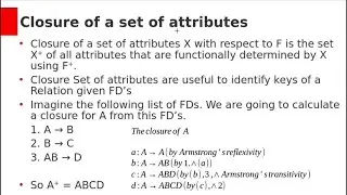 Normalization Part3 - Finding Candidate Keys using Closure of Set of Attributes