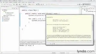 3-5. Using the Java API documentation. java essential training