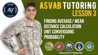 Finding Average and Mean and MUCH MORE! LESSON 3 | ASVAB Tutoring