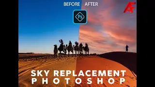 SKY REPLACEMENT in Adobe Photoshop || Animatie Flix