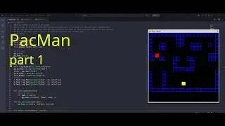 Making Pac Man in Python with Pygame | keyboard sounds | no words | ASMR | Part 1