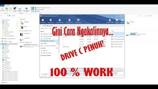 Cara partisi DRIVE C yang sudah penuh Tanpa Install Ulang Windows !!!