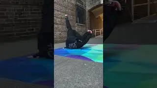 BBoy Create with his signature moves 