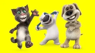 Talking Tom and Friends Finger Family - Cartoon Nursery Rhymes Finger Songs
