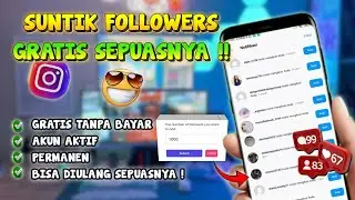 Bisa Diulang Sepuasnya !! Cara Menambah Followers Instagram Gratis Terbaru