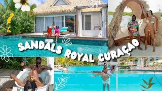 Sandals Royal Curaçao 🏝️| We Had THREE Butlers!🤵🏾‍♂️ | Overwater Bungalow Tour 🛖