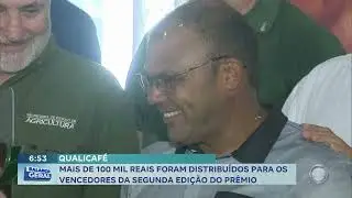 Qualicafé mais de 100 mil reais foram distribuídos para os vencedores