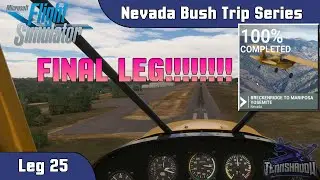 Microsoft Flight Simulator 2020 - Nevada Bush Trip - Leg 25 - FINAL LEG