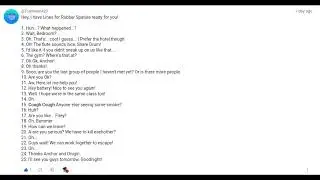 My Voicelines for @Tcameron420