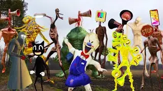 Сиреноголовый Халк Мороженщик Чумной Доктор Картун Кэт Лампоголовый |Большой сборник|