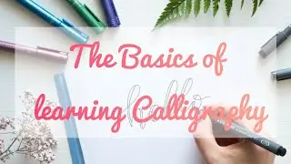 The basics of learning calligraphy | Learn Calligraphy with me | Sparkling Skills