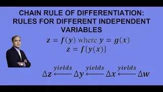 Chain Rule: Rules Of Differentiation Functions With Different Variables