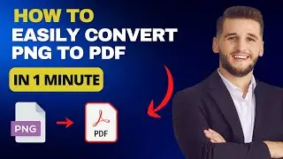 How To Convert PNG to PDF without losing Quality - One Minute Hack!