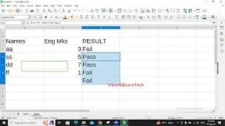 Libre Office Calc Conditional if function