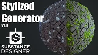 Substance Designer Tutorial #3 - Showing how to work with Stylized Generator Node