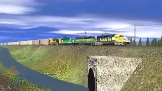 Trainz Railfanning 12 (Remastered) - Marias Pass [1] Autorack Train BNSF
