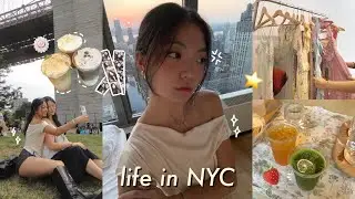 life in NYC | summer internship, exploring the city, staying in and going out