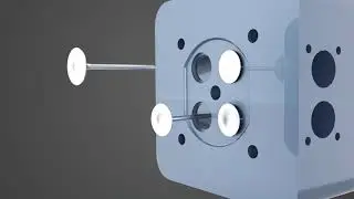 Two Stroke Engine Assembly Animation
