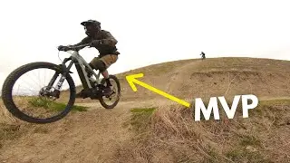 He towed us BOTH with his e-bike! // fast, steep MTB (Candy Ass, Upper Rampage)