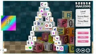 Letter Mahjong I F Edutainment