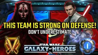 This Team is actually really strong on Defense! -  Kyber 1 Grand Arena | SWGOH