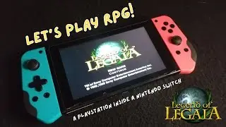 Playing Legend Of Legia PS One Game In The Nintendo Switch