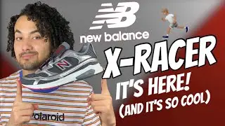 NEW BALANCE X-RACER UNBOXING AND REVIEW!(MORE RUNNER SHOES,BLACK AND SILVER COLOR)