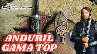 ¡La Espada de Aragorn! Andúril Gama TOP con Expositor y Vaina | El Señor de los Anillos