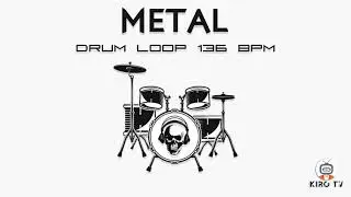 Metal drums Loop - 136 BPM