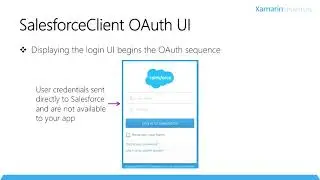 ENT302 - Using the Xamarin Salesforce Component