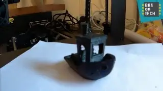 3D Printing #3DBenchy on 200 micron black PETG