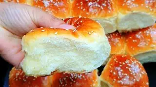 //МАЛО КТО ЗНАЕТ РЕЦЕПТ ЭТОГО ТЕСТА! // БУЛОЧКИ КАК ПУХ! // РЕЦЕПТ ДОМАШНИХ БУЛОЧЕК НА МОЛОКЕ!