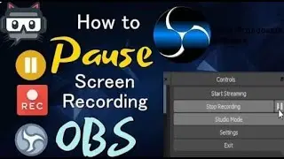 How to Pause /Resume Recording in OBS 