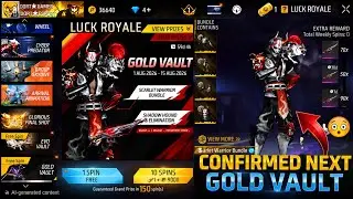 101% Confirmed Next Gold Vault Rare Bundle & Gun 😘 Next Gold Royale Free Fire | Free Fire New Event 