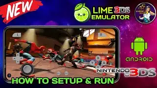 🔥NEW LIME 3DS EMULATOR - SETUP/BEST SETTINGS/GAMEPLAY || NEW NINTENDO 3DS EMULATOR ON ANDROID